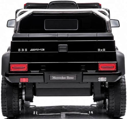 cumpără Mașină electrică pentru copii Kids car 8380036-6R_Black Mercedes-Benz G63 AMG 6×6, 12V10AH, scaune din piele în Chișinău 