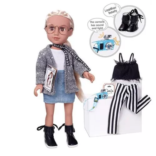 cumpără Păpușă Essa A670G Set de joc din seria Camilla Fetița fotograf, 44 cm în Chișinău 