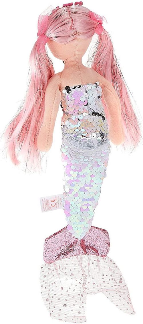 cumpără Jucărie de pluș TY TY02500 CORA foil pink mermaid 27 cm în Chișinău 