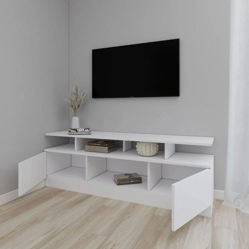 cumpără Comodă TV Smartex (16533) Т9 180cm TV Alb în Chișinău 