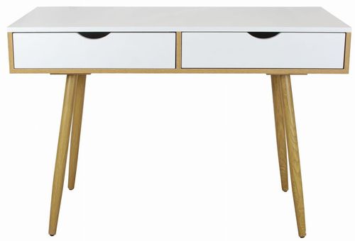 cumpără Masă de birou Jumi CM-305311 110x50x75 cm, Alb/stejar în Chișinău 