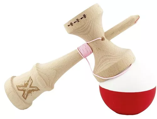 cumpără Joc activ Essa 164398 Kendama X Original, 7x6x18cm, alb-roșu în Chișinău 