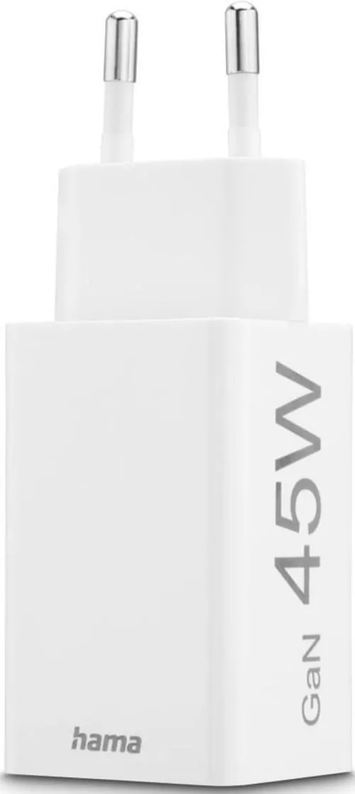 купить Зарядное устройство сетевое Hama 201993 Charger 1X usb-A, 1X Usb-C, Pd, Qc 3.0, 45W, White в Кишинёве 