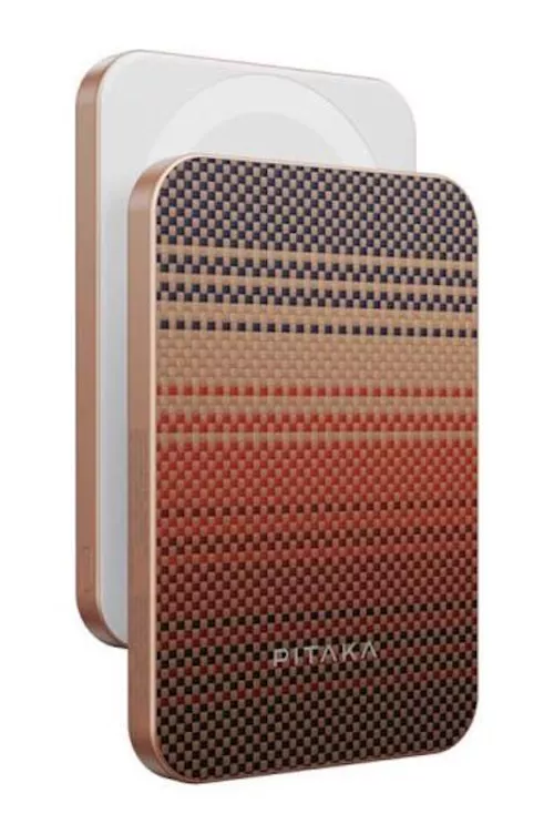 cumpără Acumulator extern USB (Powerbank) Pitaka Qi2 Sunset (PBQ2402) în Chișinău 