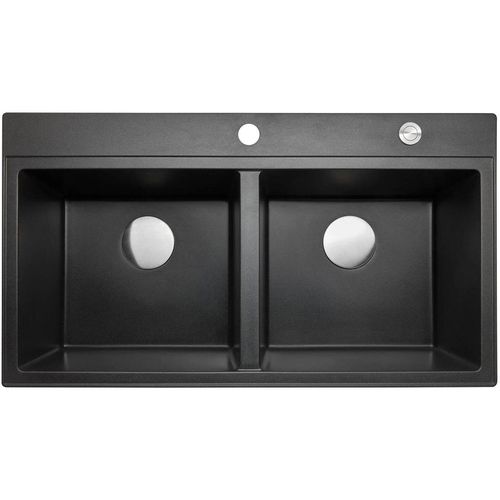 купить Мойка кухонная Reginox R36969 Paris 20 Black Silvery в Кишинёве 