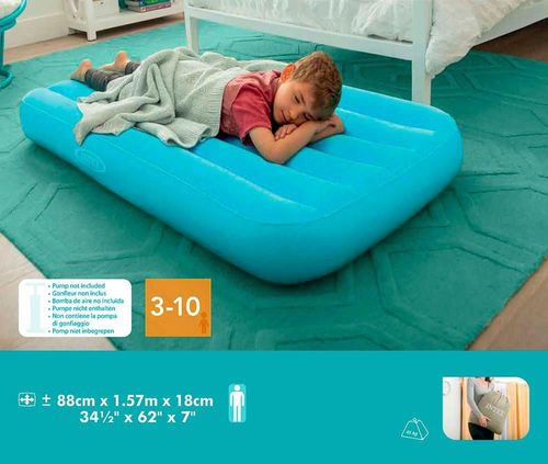 купить Аксессуар для бассейна Intex 66803 Saltea VELUR Cozy Kidz (gonflabil) 88х157х18см,, 3-10 ani, 2 culori в Кишинёве 