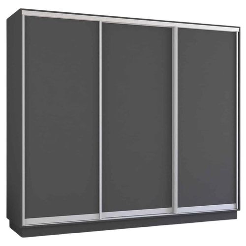 купить Шкаф Mobildor-Lux Fox uși glisante din PAL (260x60x200H cm) Anthracite в Кишинёве 