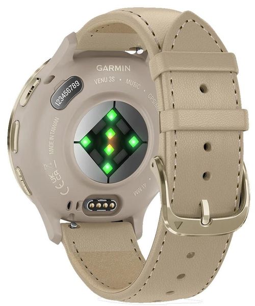 купить Смарт часы Garmin Venu 3S French Gray/Soft Gold Leather (010-02785-55) в Кишинёве 