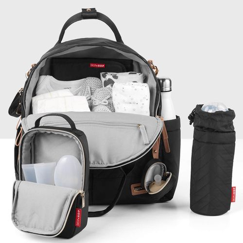 купить Сумка для мам Skip Hop 200675 6 in 1 Black Suite в Кишинёве 