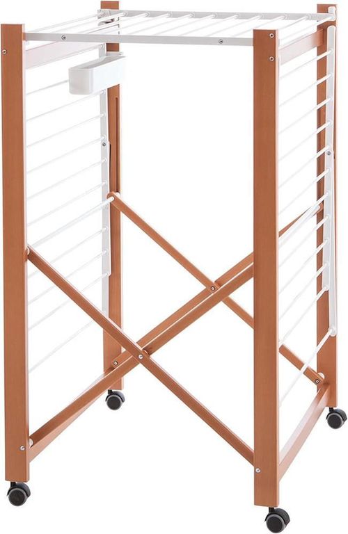 купить Сушилка для белья Arredamenti Italia Airone, раздвижная, вишневое дерево в Кишинёве 