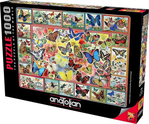 купить Головоломка Anatolian A1094 Puzzle 1000 elemente Fluturasi в Кишинёве 