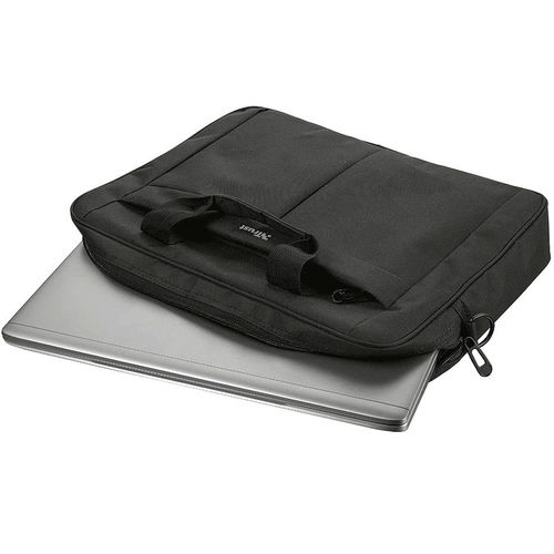 купить Trust NB bag 16" Primo Carry, large main compartment (385 x 315 mm) to fit most laptops with screens up to 16", Zippered front compartment for charger, smartphone, wallet etc, Black в Кишинёве 