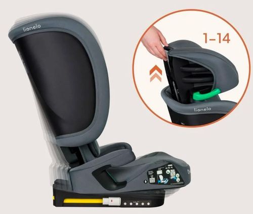 cumpără Scaun auto Lionelo Orin 15-36kg (I-Size) Isofix Grey Graphite în Chișinău 