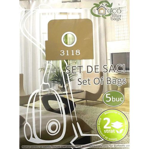 cumpără Sac de praf EcoFilterBags 3118 LG-03 (5 buc) în Chișinău 