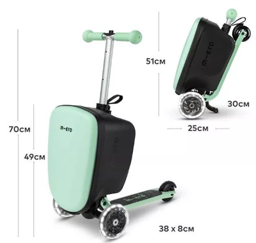 купить Самокат Micro ML0031 Luggage Junior Mint в Кишинёве 
