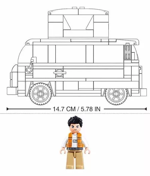 купить Конструктор Sluban B1192 Bus camping, scara 1:35, 265 elem. в Кишинёве 