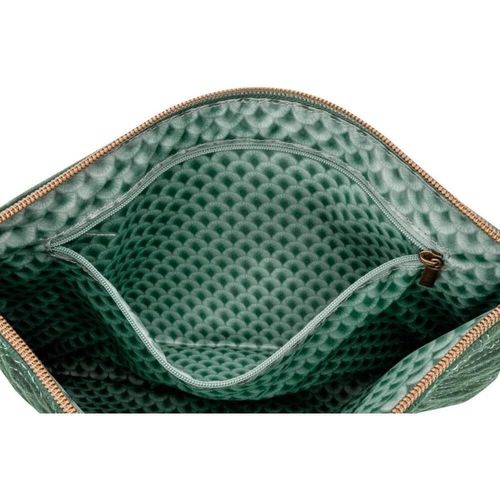 купить Несессер/косметичка Pip Studio 51.274.176 Charly Cosmetic Flat Pouch Large Velvet Quiltey Days Green Green в Кишинёве 