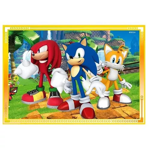 купить Пазл Clementoni Puzzle 4in 1 Sonic (21522) в Кишинёве 