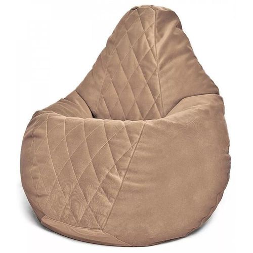 cumpără Fotoliu BeanBag BeanBag BM6121, Кресло Груша из велюра Maserrati "Romb", L, кофе în Chișinău 