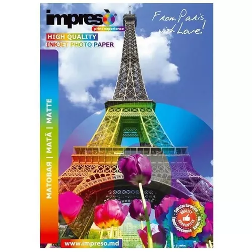 купить Фото-бумага Impreso IMP-MA4250050 Double-Side Matte A4, 250g, 50pcs в Кишинёве 