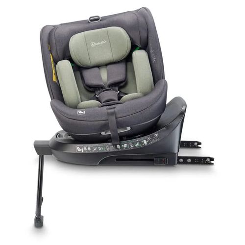 Поворотное автокресло с isofix BabyGo MOVE 360 Green (0-36 кг) 