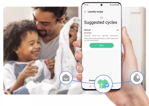 cumpără Mașină de spălat frontală Samsung WW11DG6B25LEU4 în Chișinău 