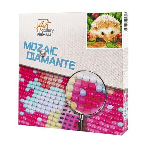 купить Картина по номерам Art Gallery BJ616 Mozaic cu diamante 20x20cm Ariciul printre mure в Кишинёве 