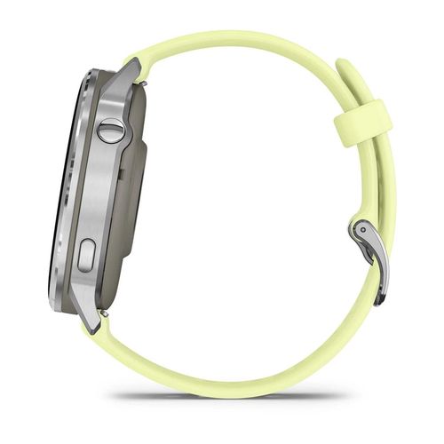 купить Фитнес-трекер Garmin Venu 4 - 45 mm, Silver bezel with Citron silicone band в Кишинёве 