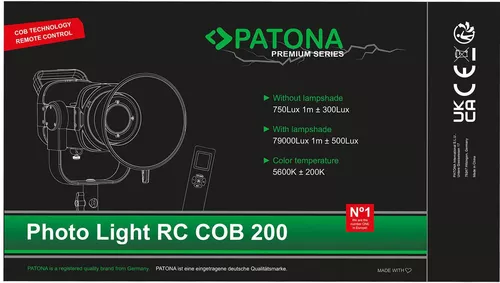 купить Освещение для фото-видео Patona 4281, Photo Light COB-200 в Кишинёве 