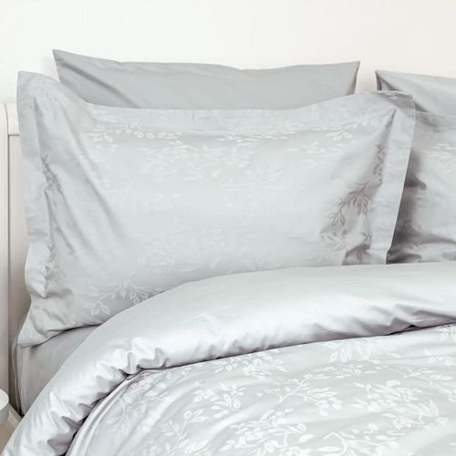 купить Домашний текстиль Relaxe Home 023305 Lenjerie de pat TEP Grace Jacquard (Euro) Light Grey в Кишинёве 