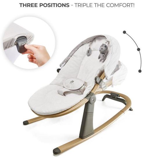 купить Детское кресло-качалка KinderKraft KBELSU00GRY0000 Elsu в Кишинёве 