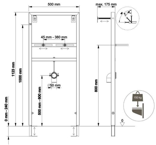 купить Бачок для унитаза Visam 893-004 Быстрая и простая установка унитаза в Кишинёве 