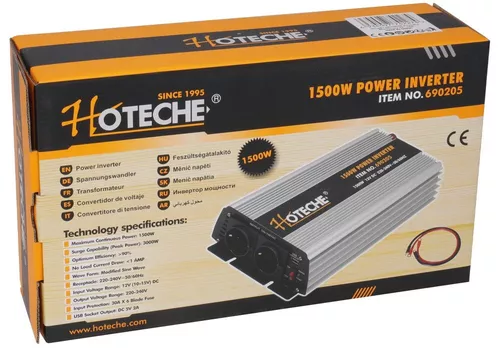 cumpără Invertor auto Hoteche 690205E 1500W 12V/220V 50Hz în Chișinău 