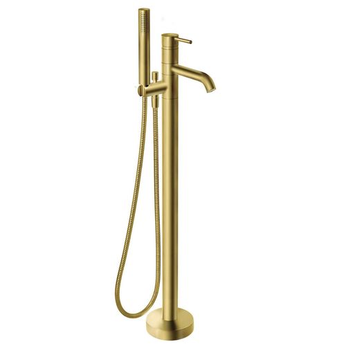 купить Смеситель для ванны Ferro Ciriculus gold BCK11FBG (cada freestanding) в Кишинёве 