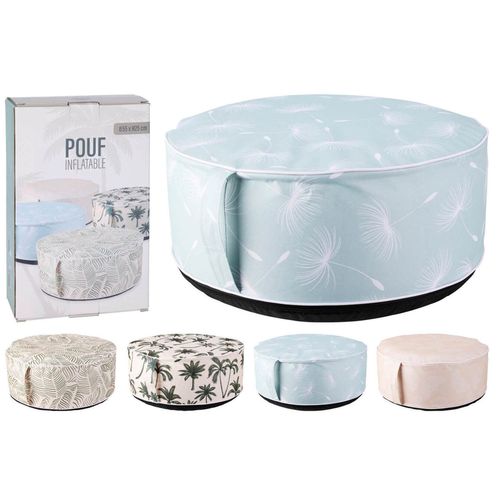 cumpără Mobilier pentru grădină H&S 55279 Puf gonflabil, D55cm, H25cm, poliester, 3 desene în Chișinău 