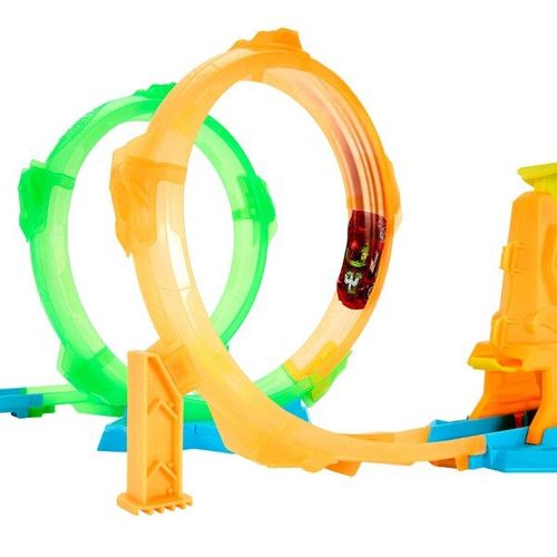 cumpără Mașină Hot Wheels JMG49 Pistă Neon Speeders Buclă dublă în Chișinău 