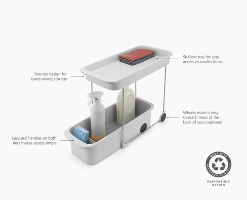 купить Аксессуар для кухни Joseph Joseph 8500001 Organizator in 2 nivele pe roti в Кишинёве 