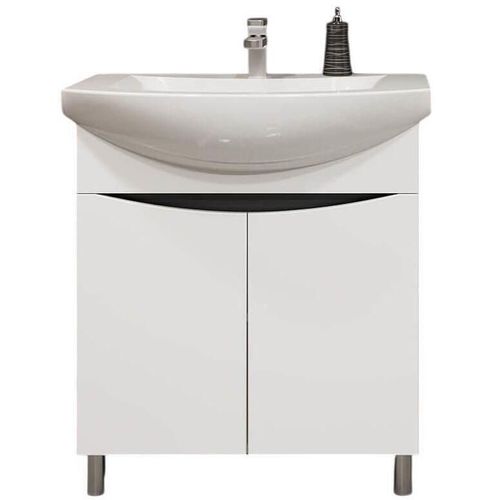 cumpără Dulap pentru lavoar Bayro Elara Duo Zenon 750 Alb Mat în Chișinău 