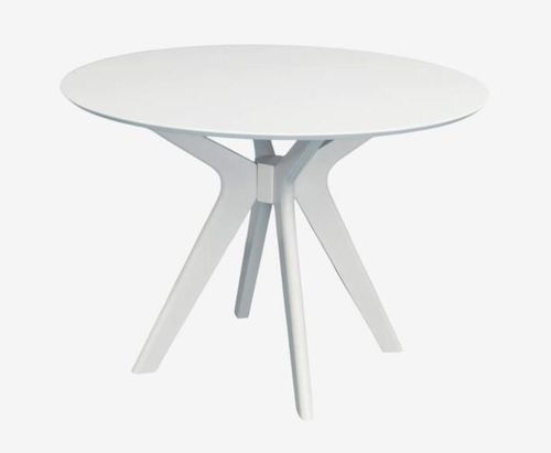 купить Комплект стол и стулья Evelin di Costacurta стол Raffles Round White + 4 стула YTC-064Wh UF910-01 Light beige в Кишинёве 