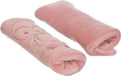 купить Аксессуар к детским автокреслам BabyJem 349 Набор из 2 защит для ремня безопасности, розовый в Кишинёве 