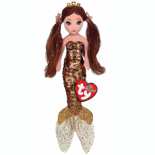 купить Мягкая игрушка TY TY02104 GINGER Brown Mermaid 25cm в Кишинёве 
