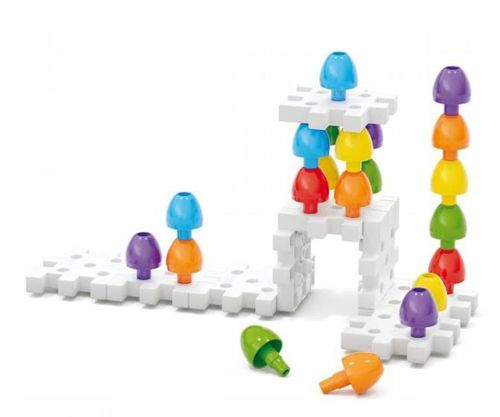 купить Головоломка Quercetti Q2271 Jumbo Peggy Primul Mozaic Dinozaur в Кишинёве 