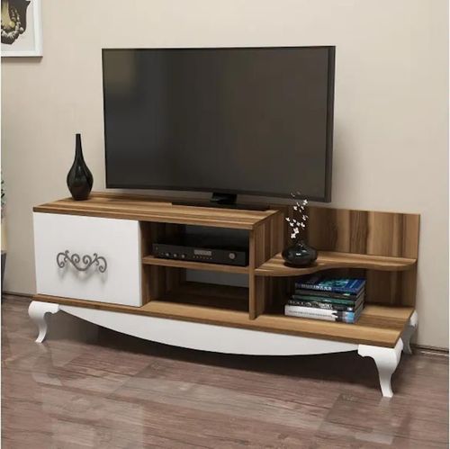 купить Тумба напольная для TV Trendy Sultan, Nuc, Alb 130x50x45cm в Кишинёве 