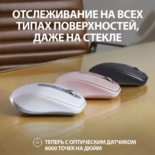 купить Мышь Logitech MX Anywhere 3S - Pale Grey в Кишинёве 