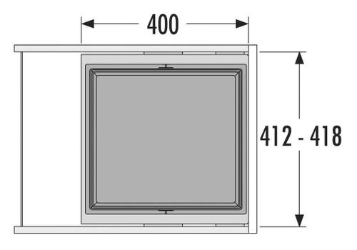 cumpără Feronerie pentru mobilă Hailo 3608461 Cargo Synchro 450 55 în Chișinău 