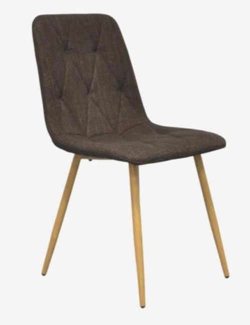 купить Комплект стол и стулья Evelin di Costacurta стол DT-432-1R Wo + 4 стула YTC-080Wo Dark brown в Кишинёве 