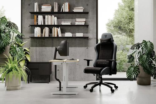 cumpără Fotoliu de birou Sense7 Spellcaster Fuku XL PU Black and Gray în Chișinău 