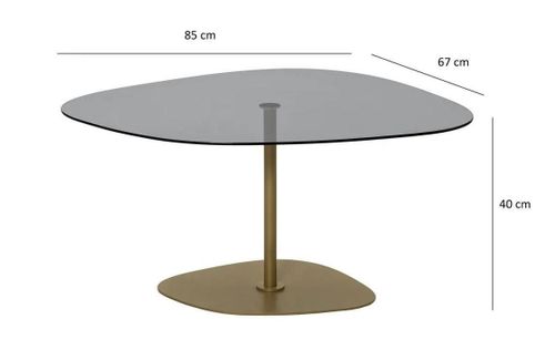 купить Журнальный столик Trendy Soho, Gri inchis, Soho в Кишинёве 