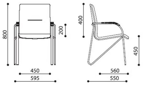 cumpără Scaun de birou Nowystyl Samba chrome V-3/1.031 în Chișinău 