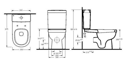 купить Унитаз Ege Vitrifye LAGINA (35100) в Кишинёве 
